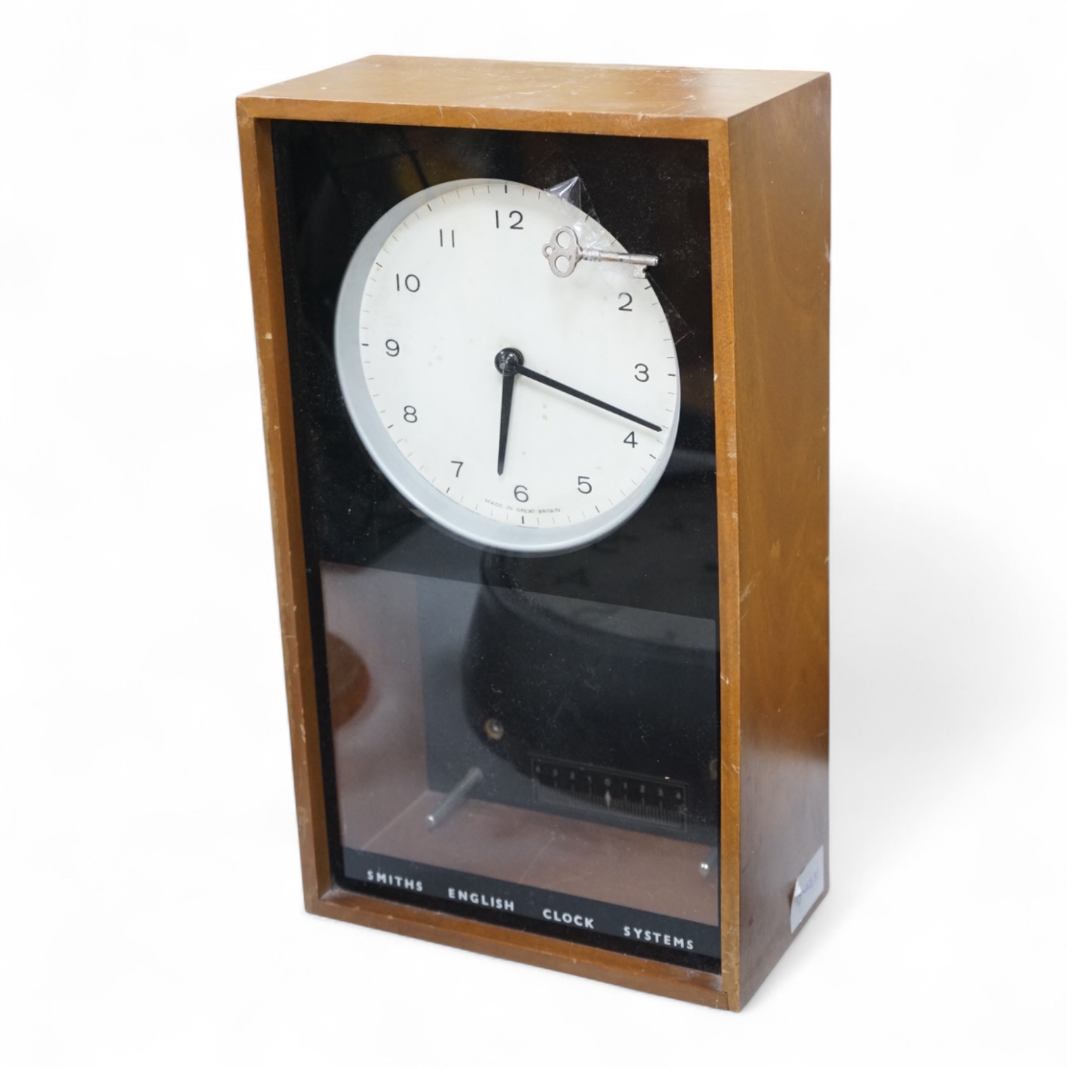 A Smiths Symchrome master clock, 41cm high